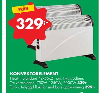 ÖoB Konvektorelement erbjuda