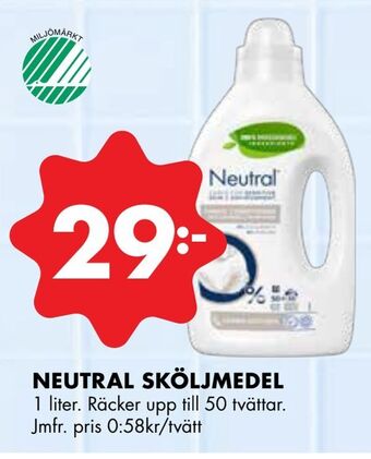 ÖoB Neutral sköljmedel erbjuda