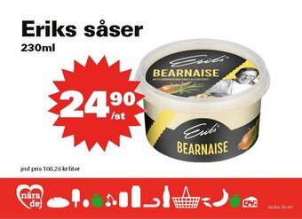 Nära dej Eriks såser erbjuda