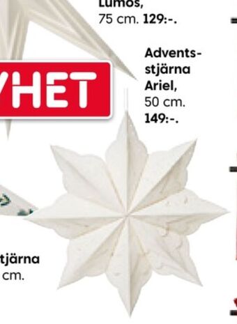 Rusta Form living adventsstjärna erbjuda
