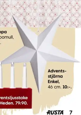 Form living adventsstjärna