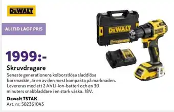 K-rauta Dewalt borr- och skruvdragere erbjuda