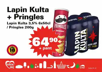 Lapin Kulta + Pringles