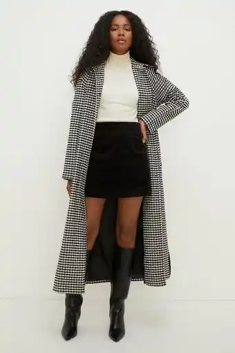 Oasis Velvet high waist mini skirt erbjuda