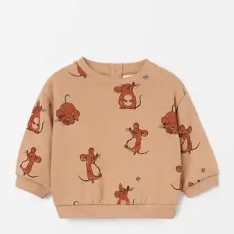 Åhléns Mönstrad sweatshirt för baby seattle erbjuda