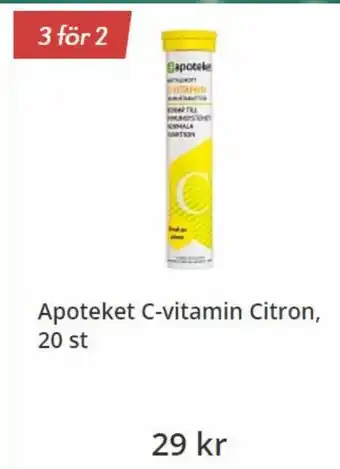 Apoteket C-Vitamin Citron, 20 st