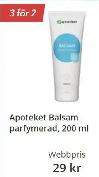 Apoteket Balsam Parfymerad, 200ml