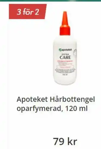 Apoteket Apoteket Hårbottengel Oparfymerad, 120ml erbjuda