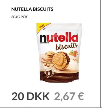 Nielsen Discount Nutella biscuits erbjuda