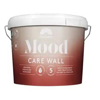 Beckers väggfärg mood care wall 5 vit bas a 9 liter