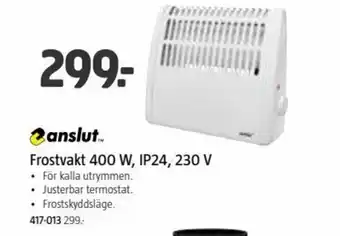 Jula Anslut Frostvakt 400 W, IP24 , 230 V erbjuda
