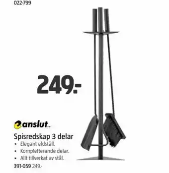 Jula Anslut Spisredskap 3 delar erbjuda