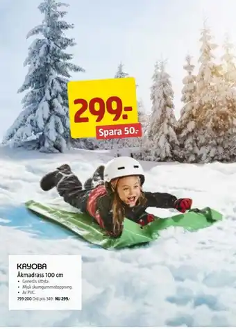 Jula Kayoba Åkmadrass 100 cm erbjuda