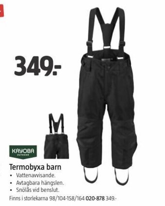 Jula Termobyxa Barn erbjuda