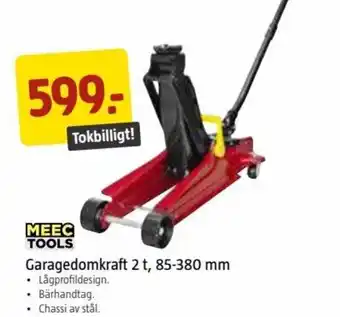 Jula Meec Tools Garagedomkraft 2 t, 85-380 m erbjuda