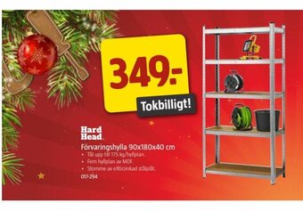 Jula Hard Head Förvaringshylla 90x180x40 cm erbjuda