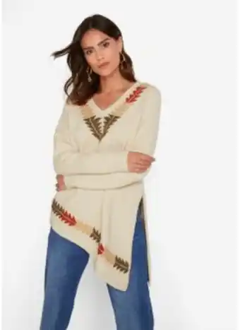 Bonprix Lång asymmetrisk tröja erbjuda