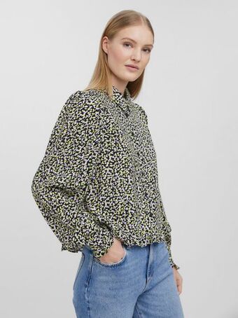 Vero Moda Normal passform skjortkrage skjorta erbjuda