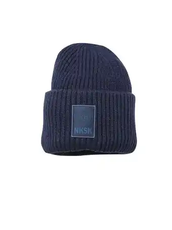 Mössa mm nksk oversize beanie blue navy