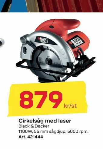 Byggmax Cirkelsåg med laser erbjuda