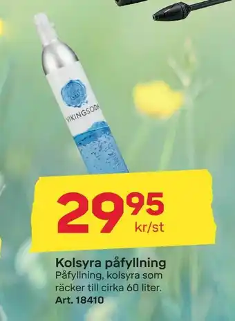 Byggmax Kolsyra påfyllning erbjuda