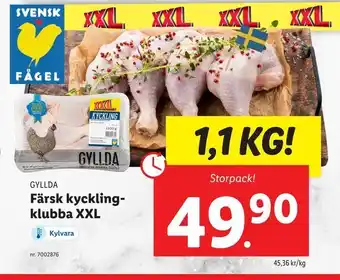 Färsk kycklingklubba xxl
