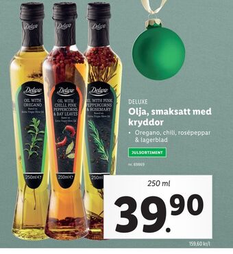 Lidl Olja, smaksatt med kryddor erbjuda