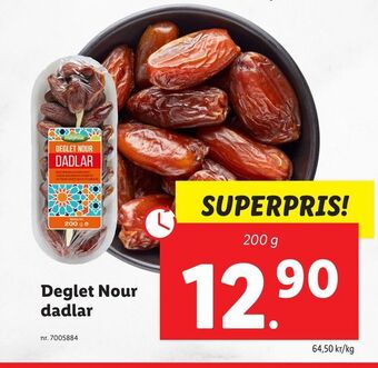 Lidl Deglet nour dadlar erbjuda