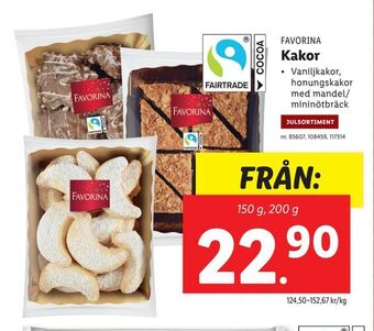 Lidl Kakor erbjuda