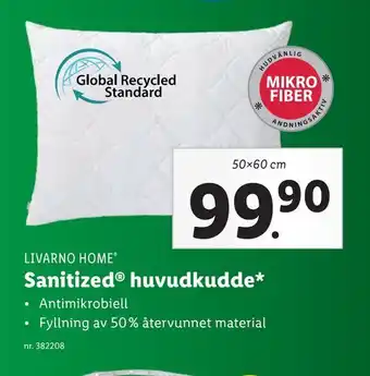 Sanitized® huvudkudde