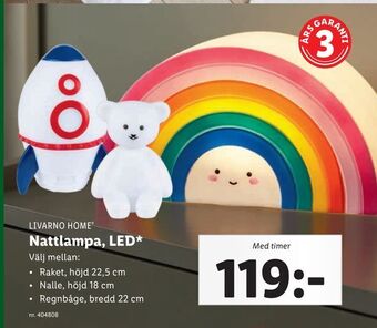 Lidl Nattlampa, led erbjuda