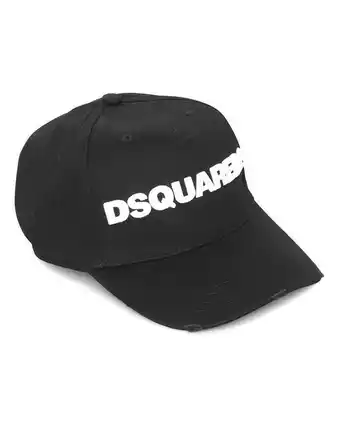 Keps dsquared2 logo svart vit