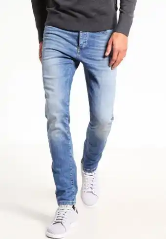 Zalando Distressed denim slim fit - jeans slim fit - light blue erbjuda