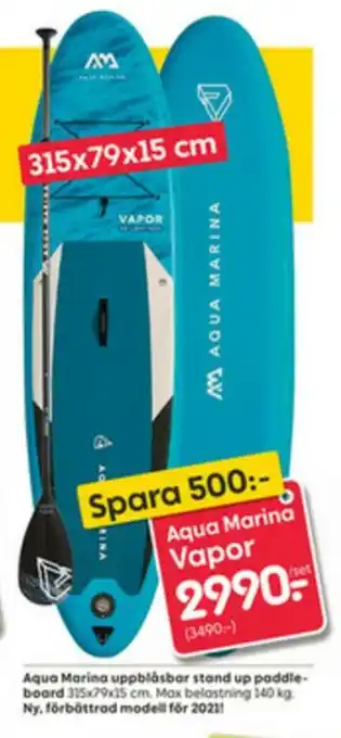 Rusta Aqua Marina uppblåsbar stand up paddle-board erbjuda