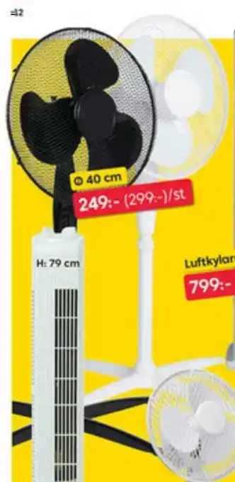Rusta Fläktar 40cm erbjuda