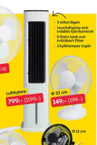 Rusta Fläktar Luftkylare erbjuda