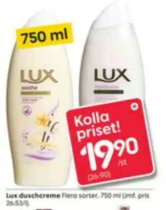 Rusta Lux Duschcreme 750ml erbjuda