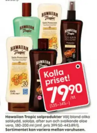 Hawaiian Tropic sol produkter