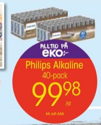 EKO Philips batterier erbjuda