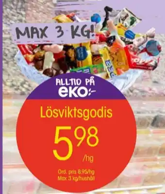 EKO Ferrero rocher lösviktsgodis erbjuda