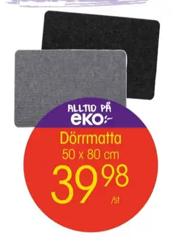 EKO Ogx dörrmattor erbjuda