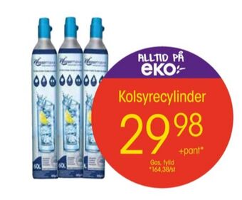 EKO Wassermaxx kolsyrepatron erbjuda