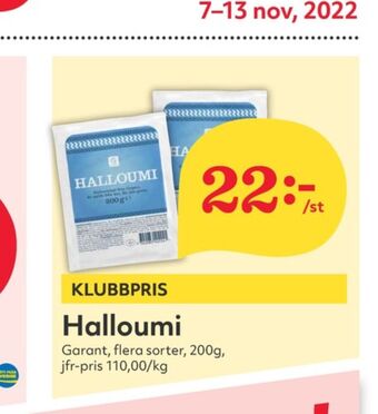 Hemköp Garant halloumi erbjuda