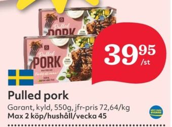 Hemköp Garant pulled pork erbjuda