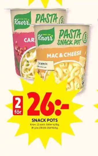ICA Kvantum Knorr pastarätter erbjuda