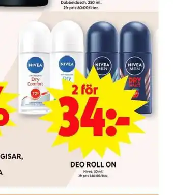 Nivea deodorant