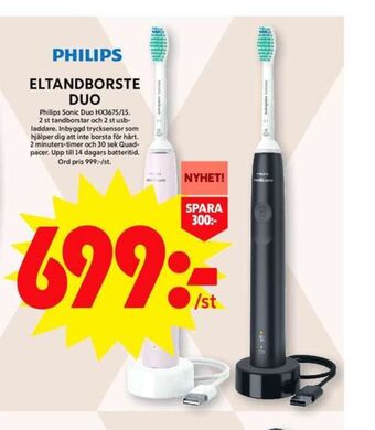 ICA Maxi Philips eltandborste erbjuda