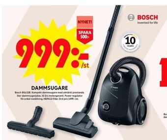 ICA Maxi Bosch dammsugare erbjuda