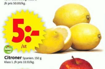 ICA Supermarket Ica citroner erbjuda