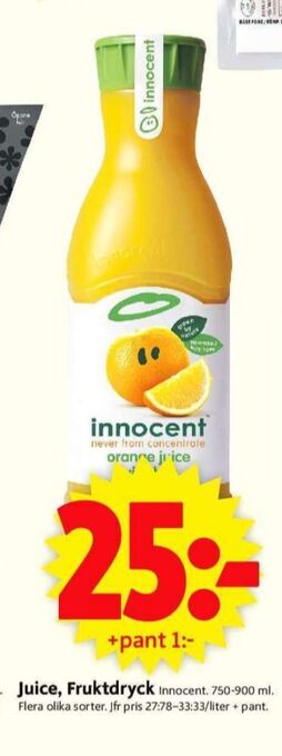 Innocent juice